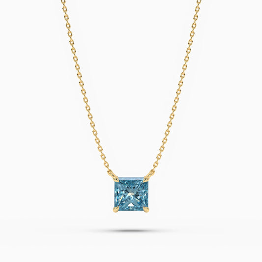 blue diamond necklace designs