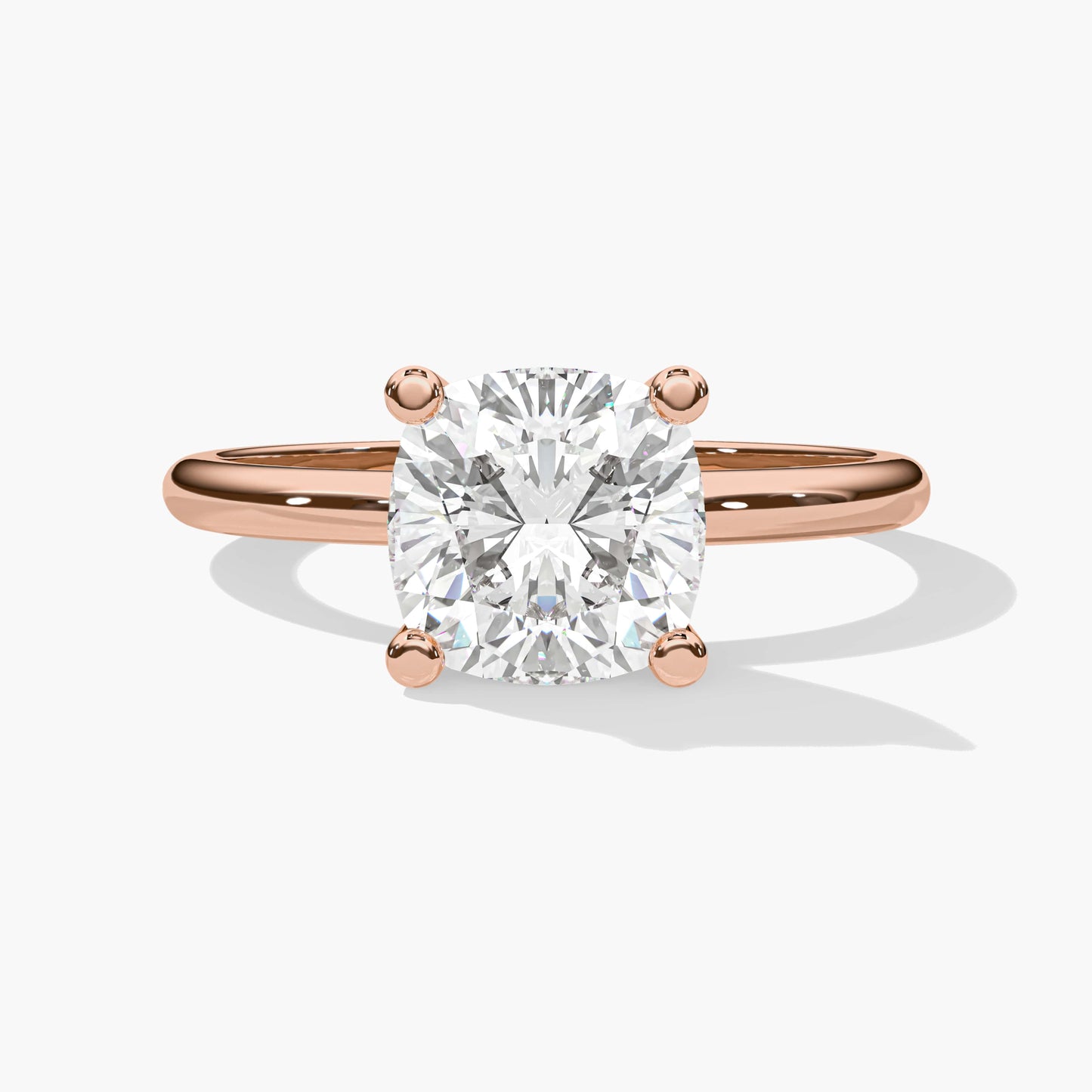 Cushion Solitaire Engagement Ring