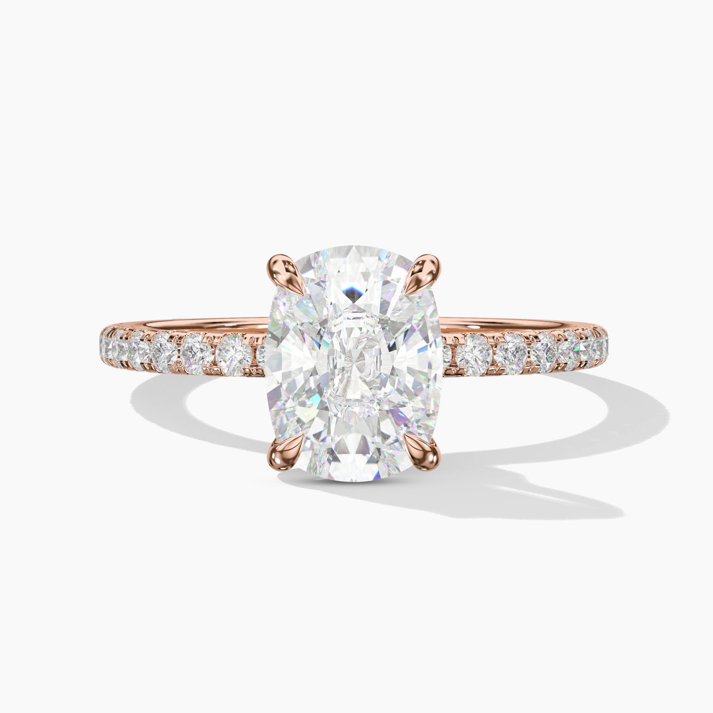 oval solitaire diamond ring