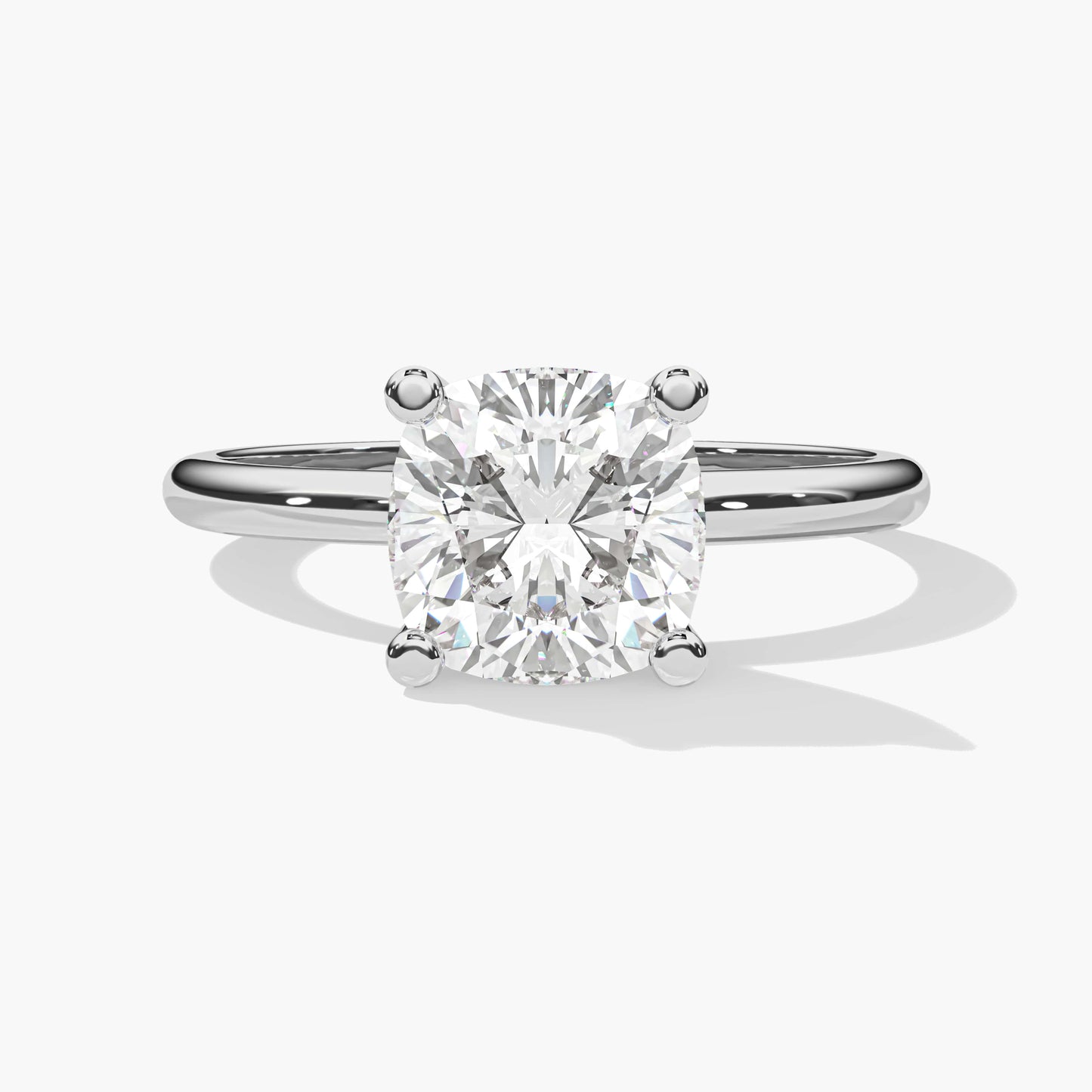 Cushion Solitaire Engagement Ring