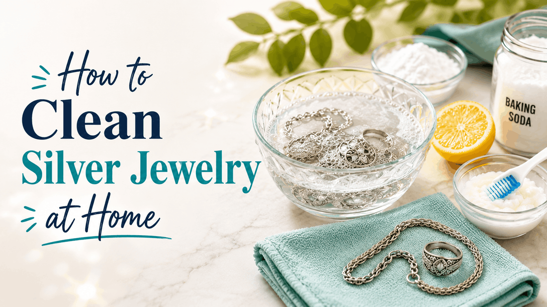cleaning silver jewelry at home