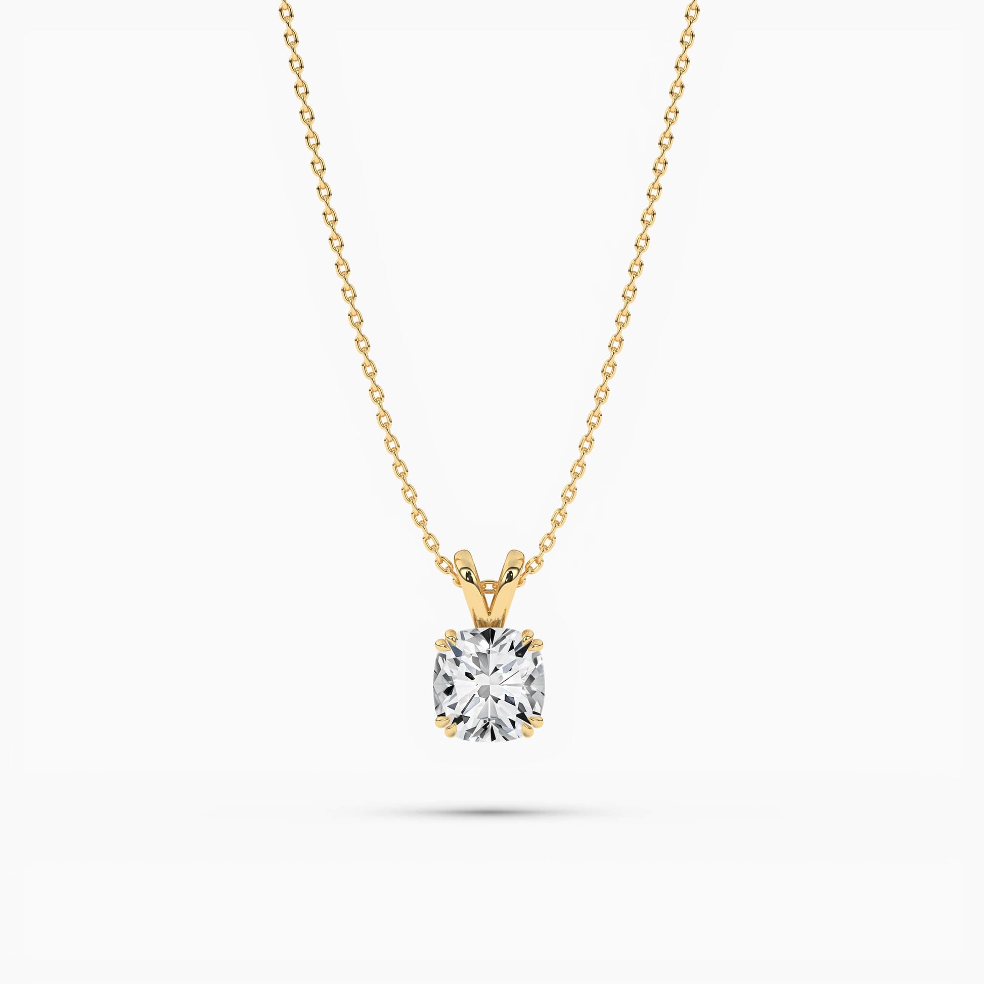 solitaire diamond necklace
