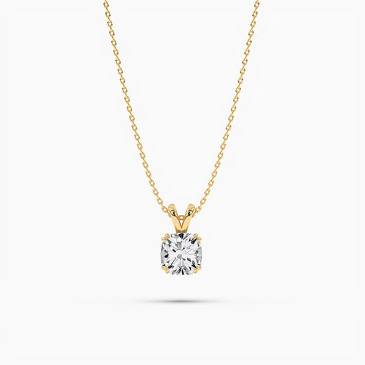solitaire diamond necklace