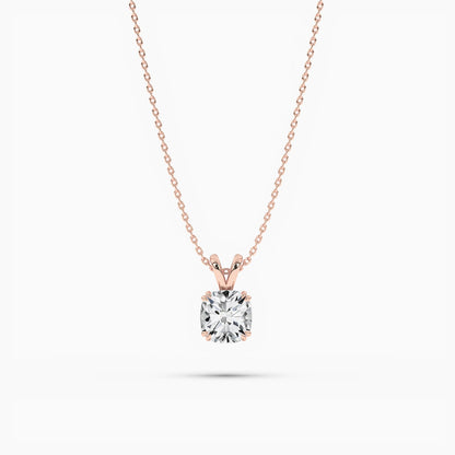 solitaire diamond necklace