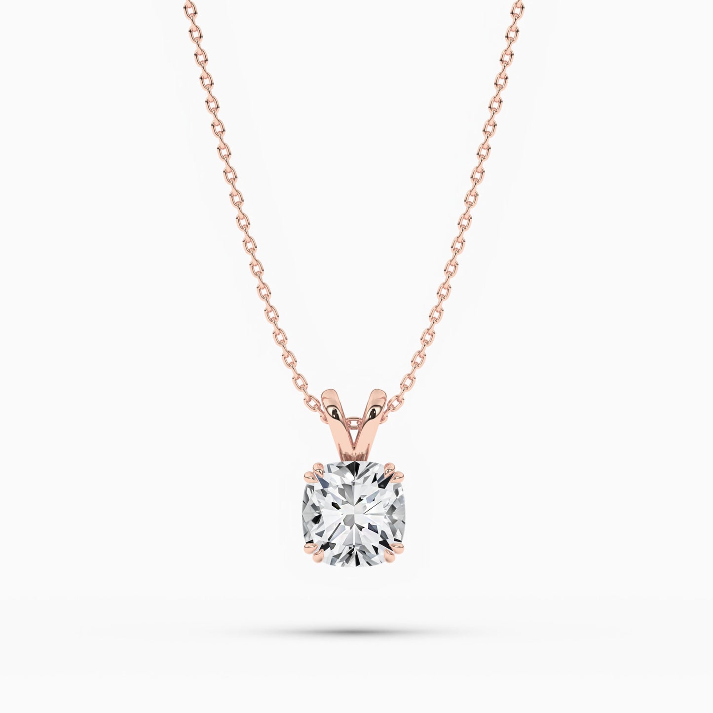 solitaire diamond necklace