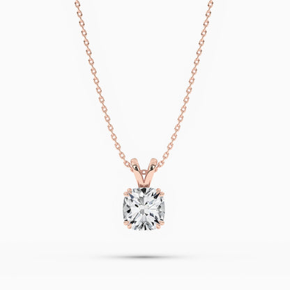 solitaire diamond necklace