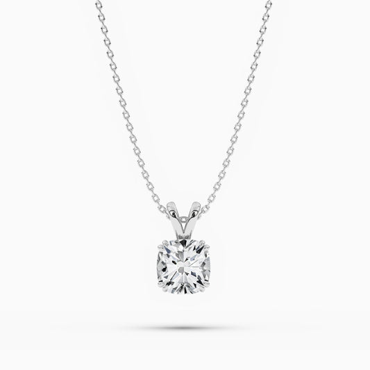 solitaire diamond necklace