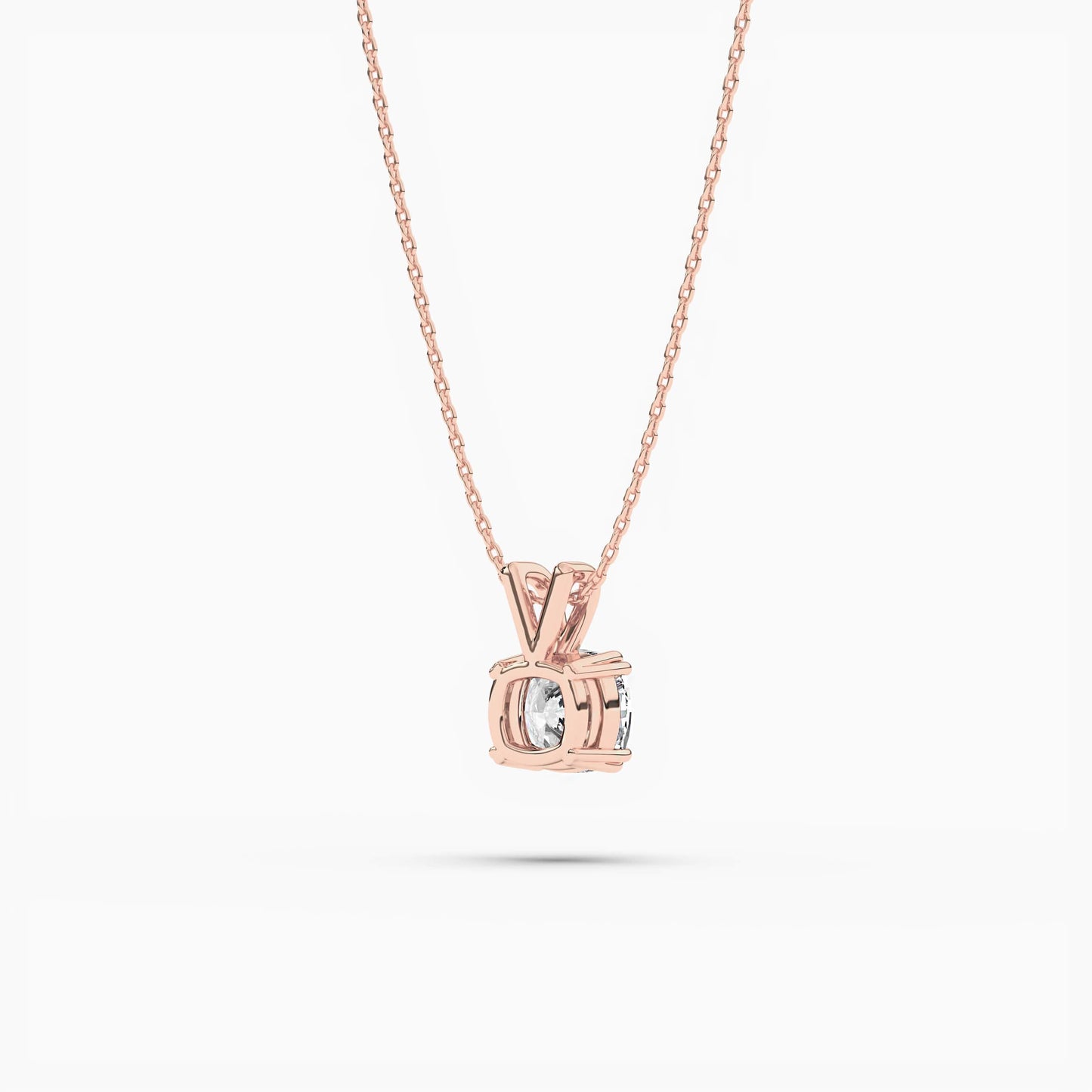 solitaire diamond necklace