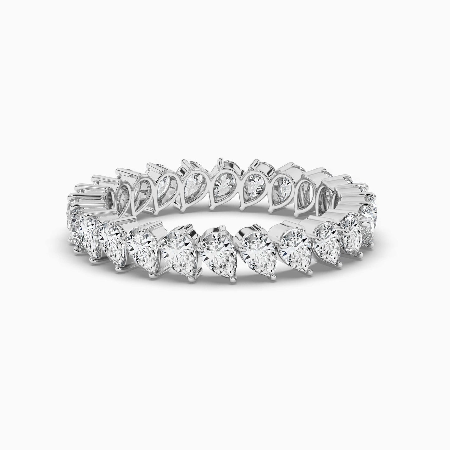leaf shape diamond ring