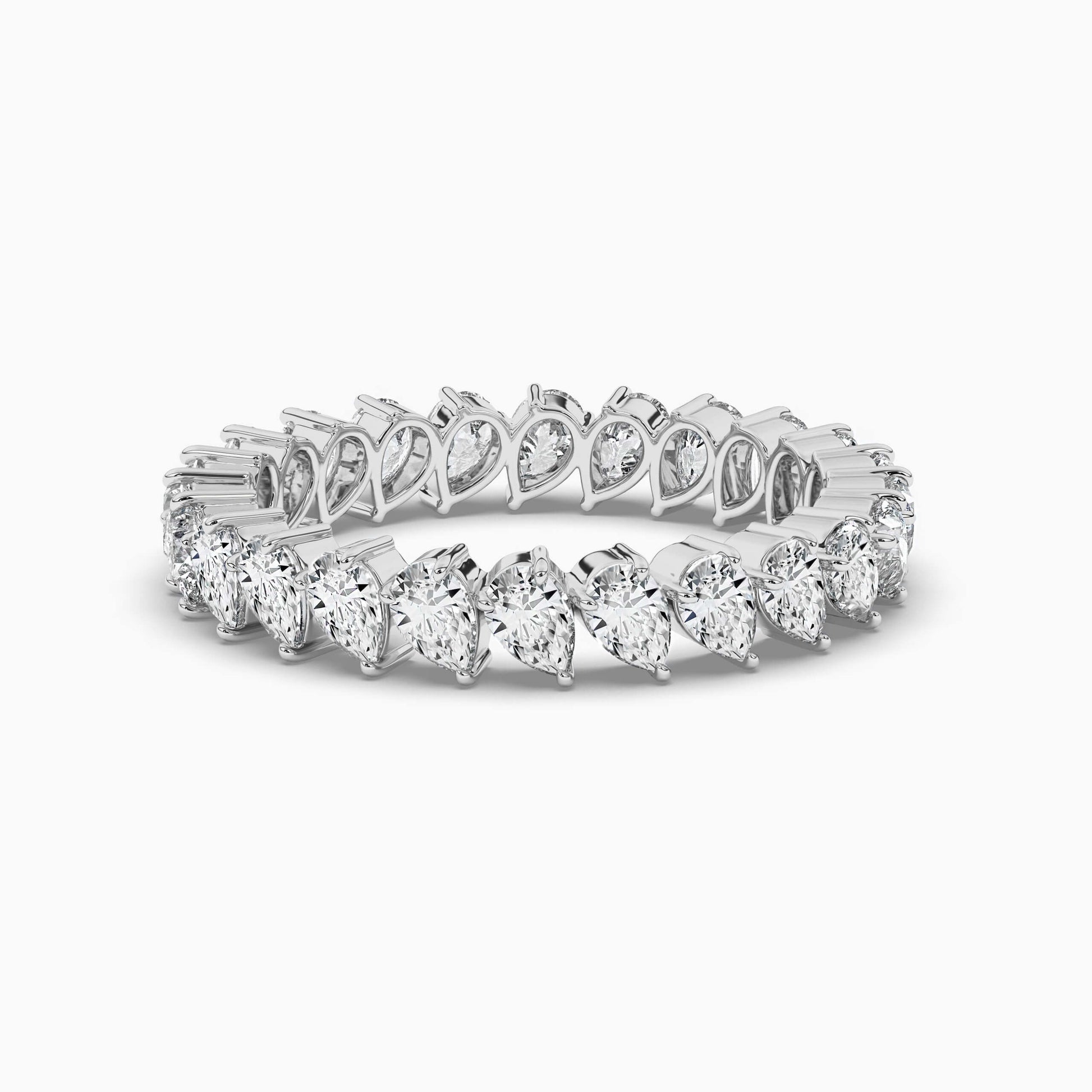 leaf shape diamond ring