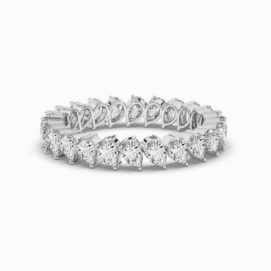 leaf shape diamond ring