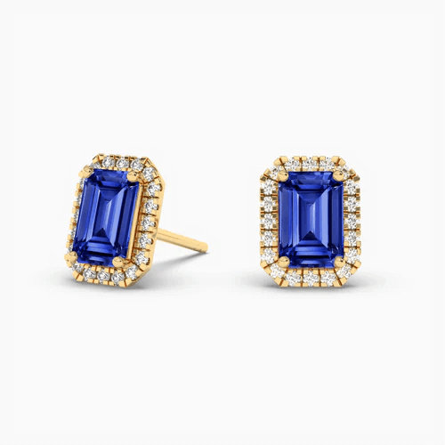 silver diamond earrings