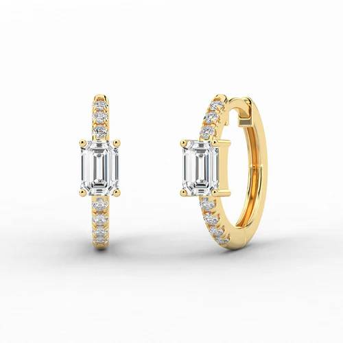 small silver hoop earrings