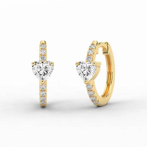gold plated silver earrings
