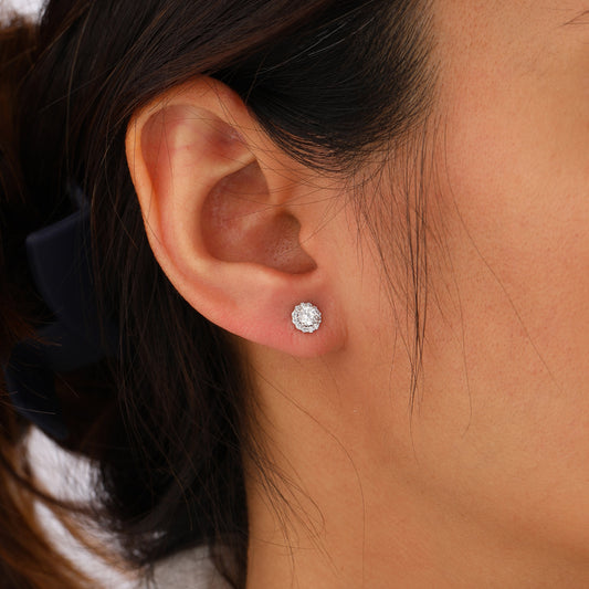 american diamond earrings