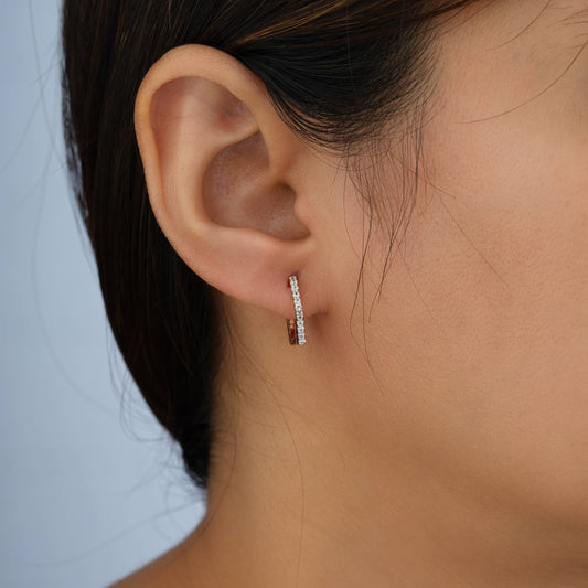 square diamond hoops