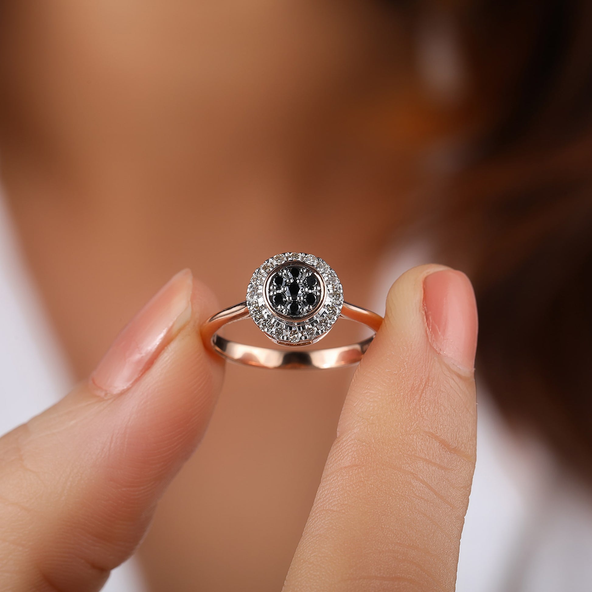 black diamond engagement rings​