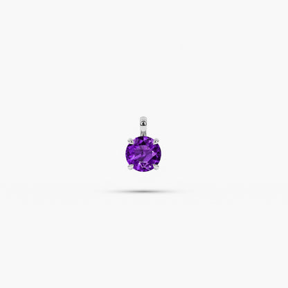 Sterling Silver Birthstone Necklace