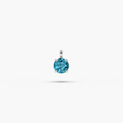 Sterling Silver Birthstone Necklace
