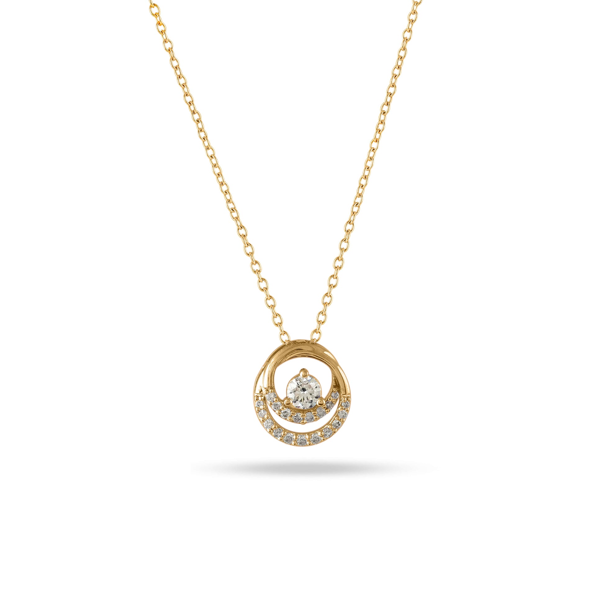 silver diamond necklace