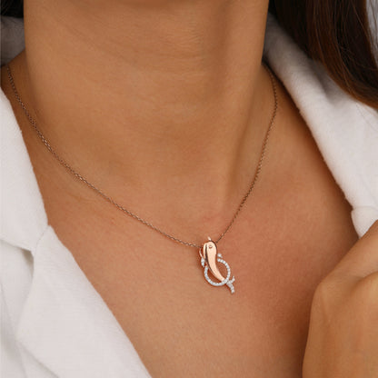 fish silver pendant