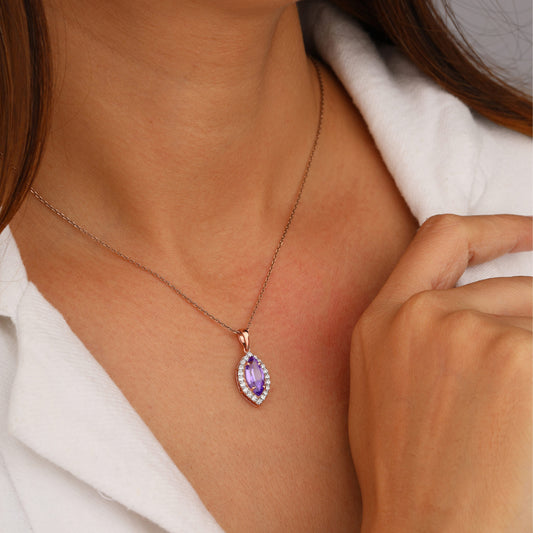 Silver Diamond Pendant