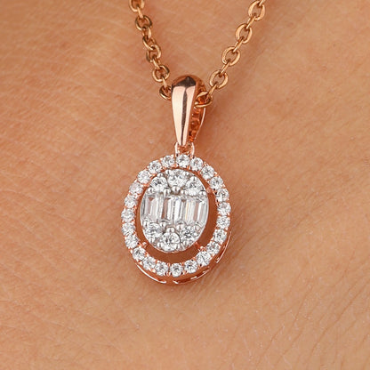 925 Sterling Silver Diamond Pendant
