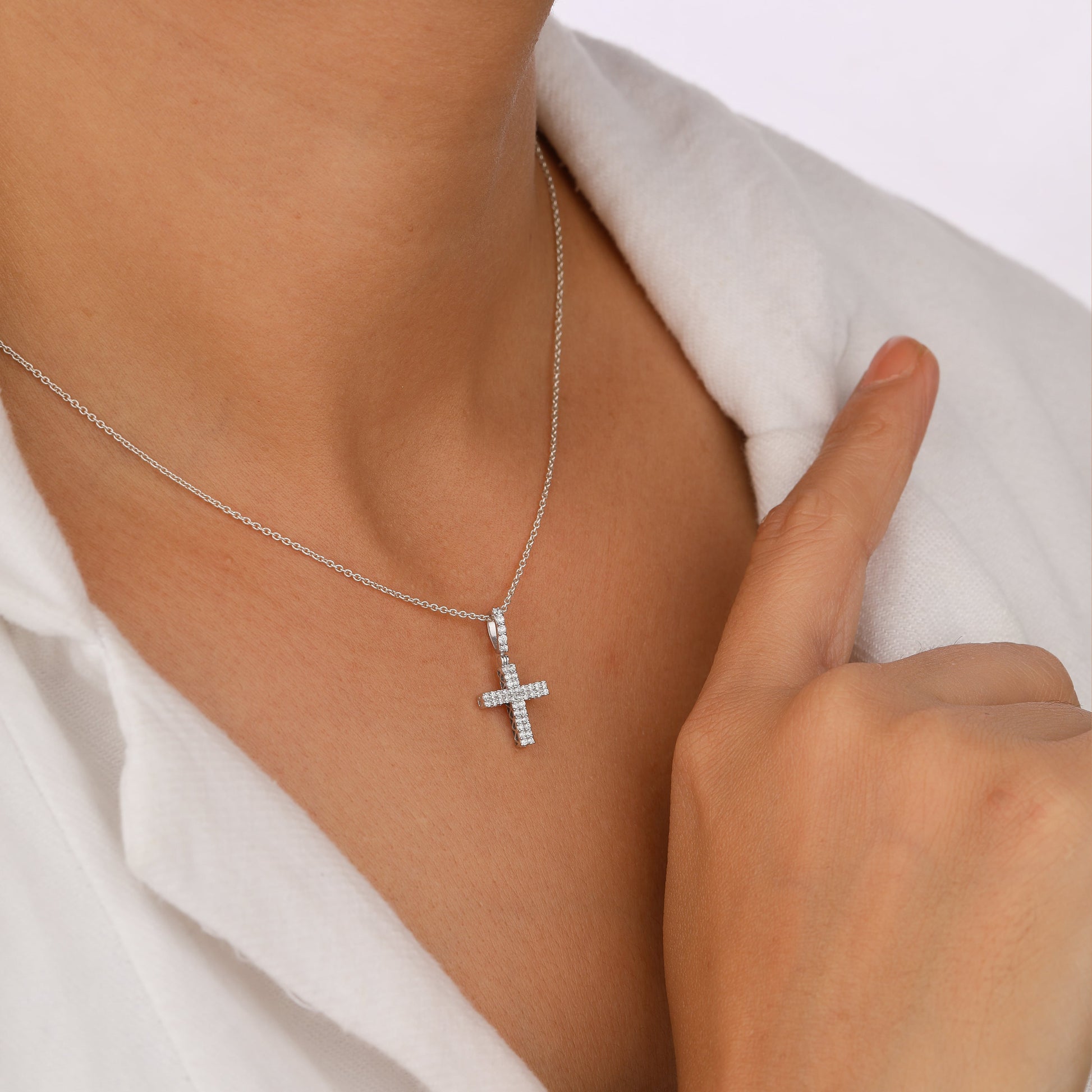 Silver Cross Pendant without chain