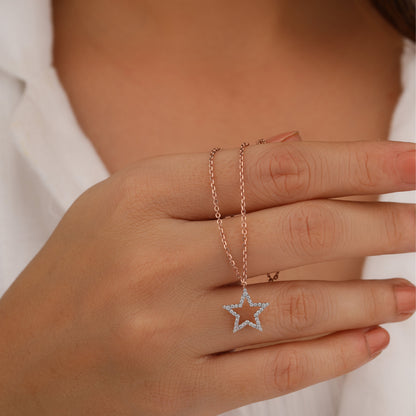 Star Silver Necklace