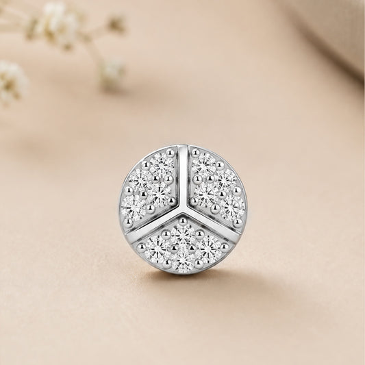 silver men's stud