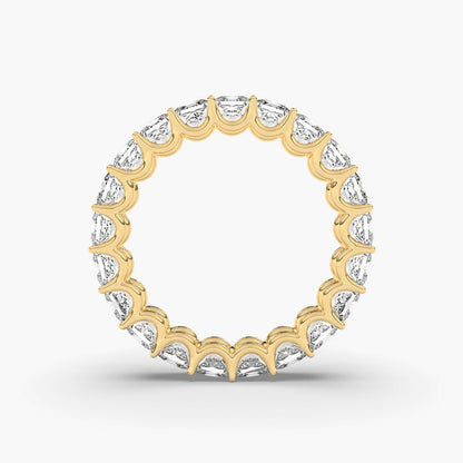 Square diamond wedding band