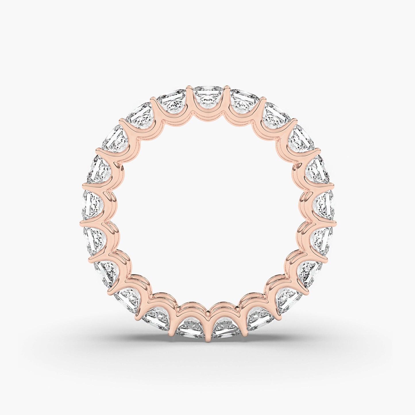princess-cut diamond wedding ring