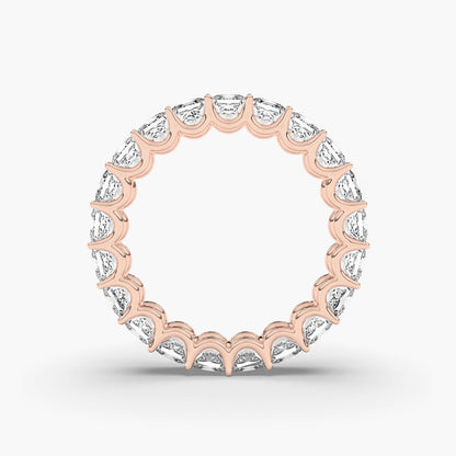 princess-cut diamond wedding ring