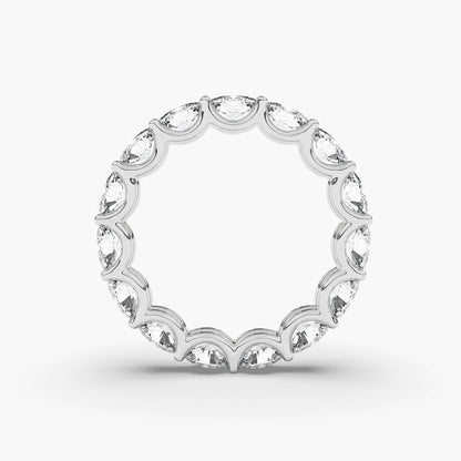 silver diamond wedding rings