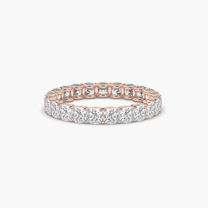 rose gold-plated wedding band