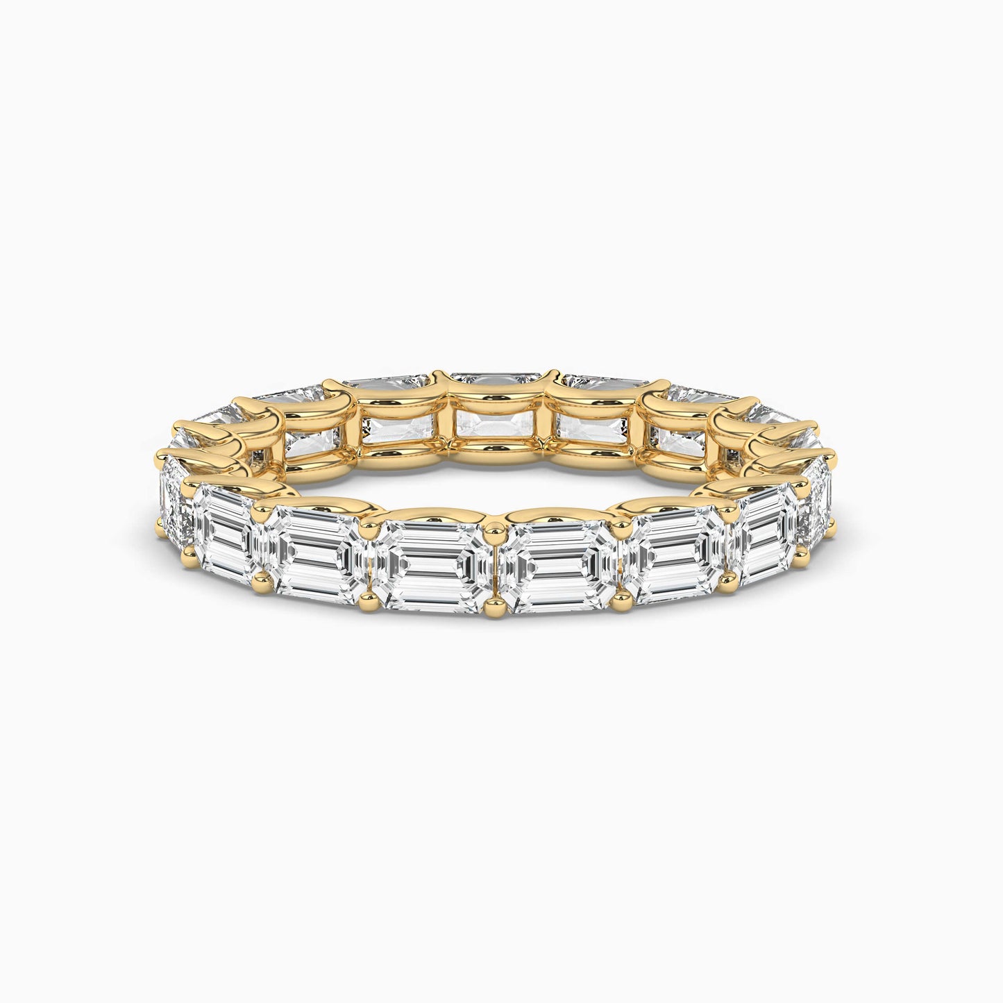 horizontal emerald ring