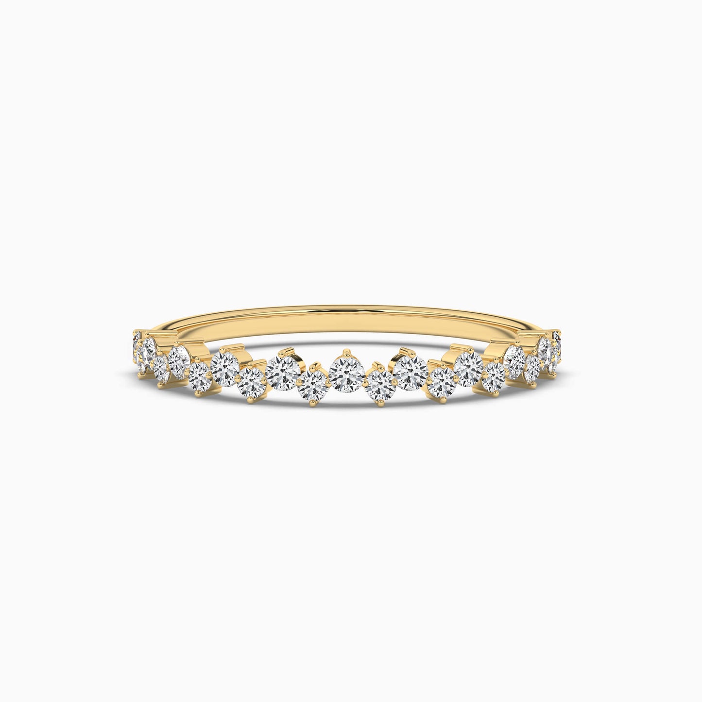 Silver Diamond Ring for female