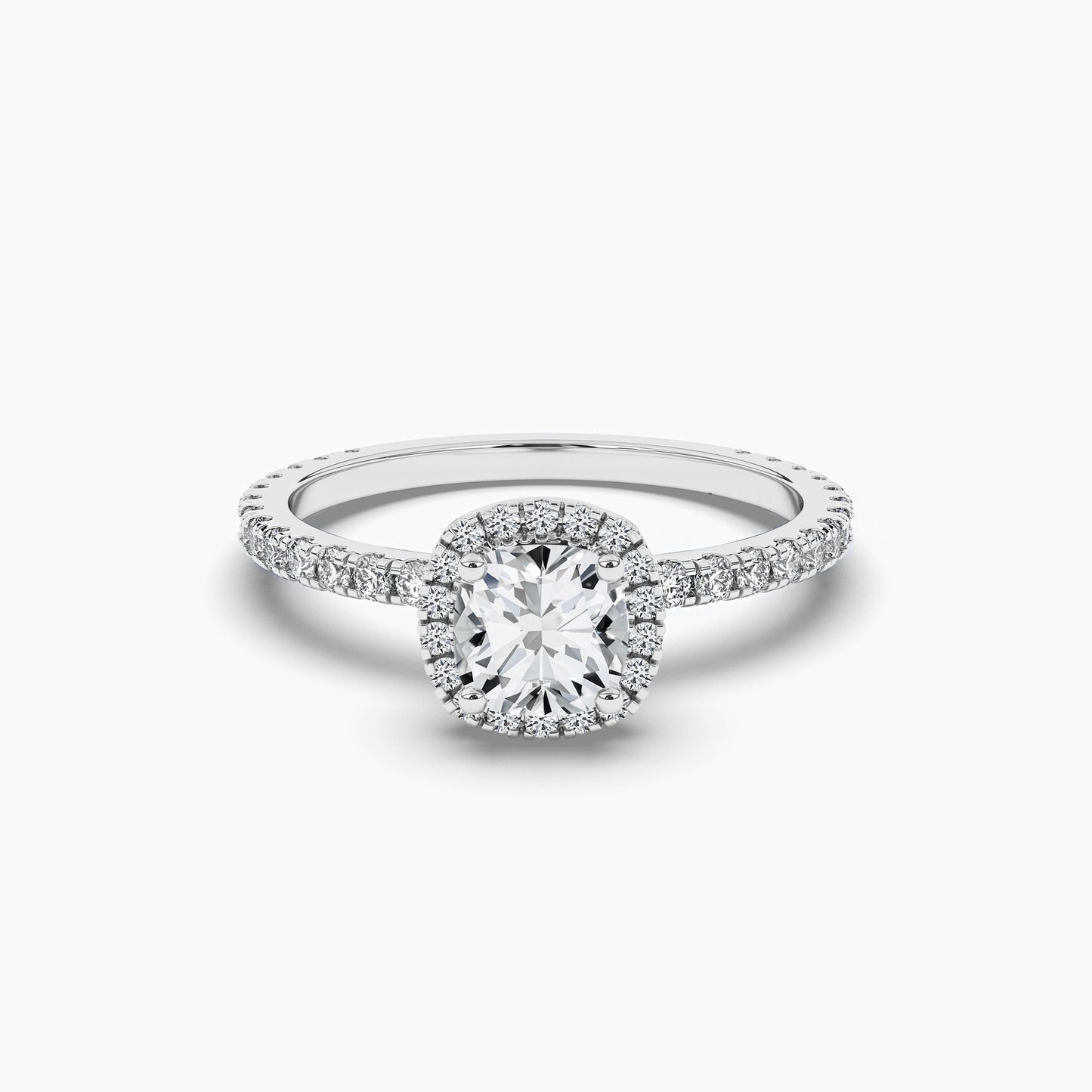 cushion cut ring