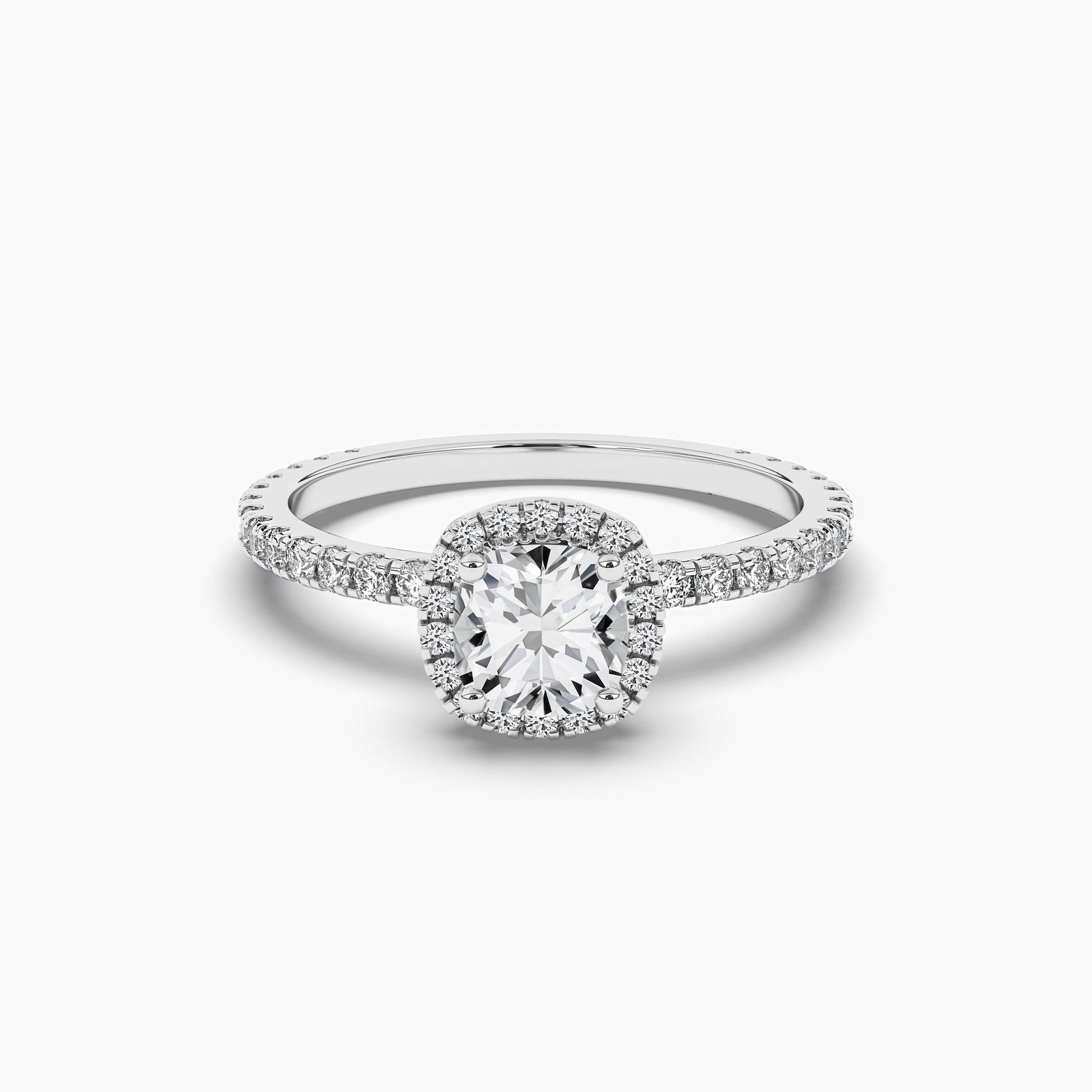 cushion cut ring