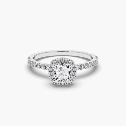 cushion cut ring