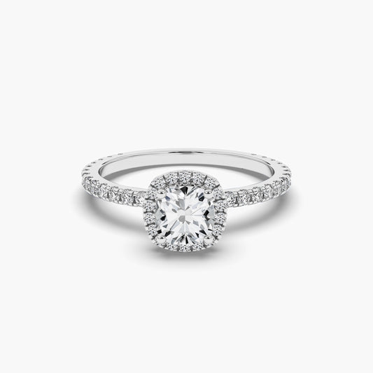 cushion cut ring