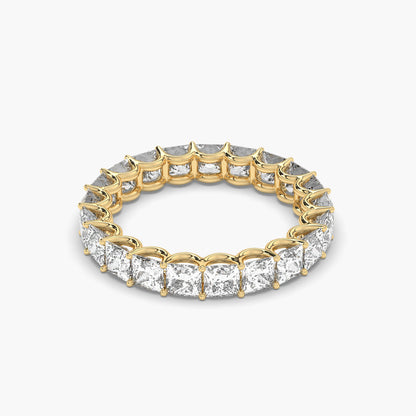 Square diamond eternity band