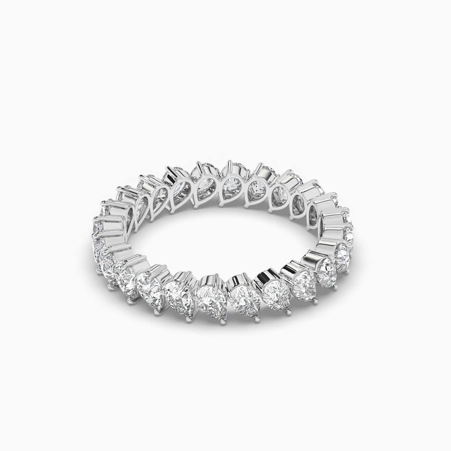 leaf shape diamond ring