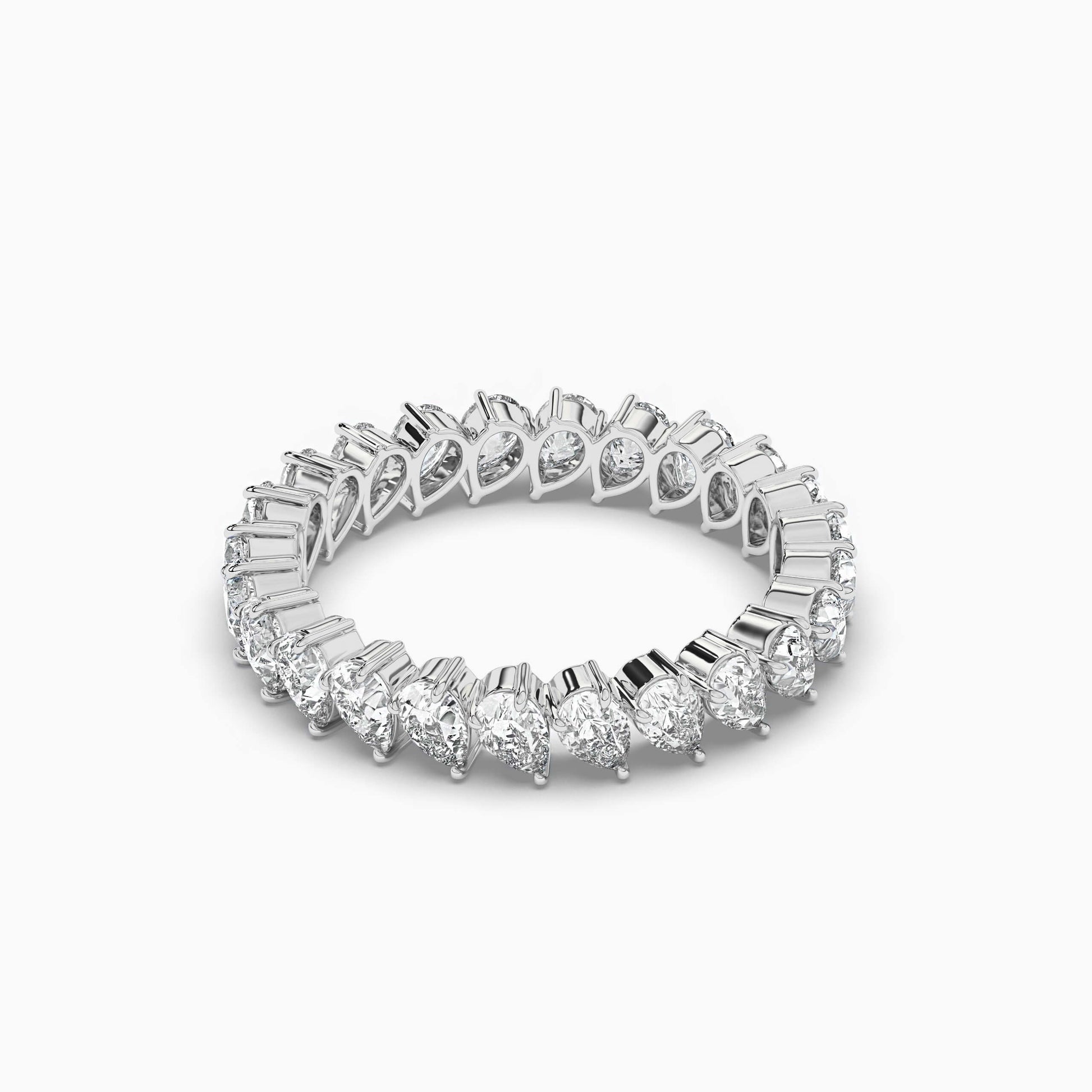 leaf shape diamond ring