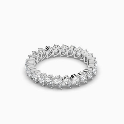 leaf shape diamond ring
