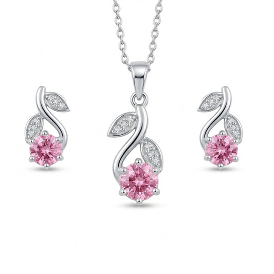 silver leaf earrings