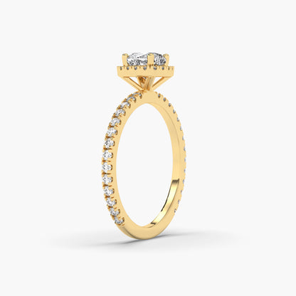 halo diamond ring