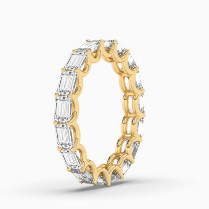 silver emerald ring