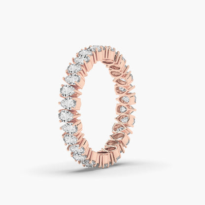 Rose gold-plated expensive diamond ring​
