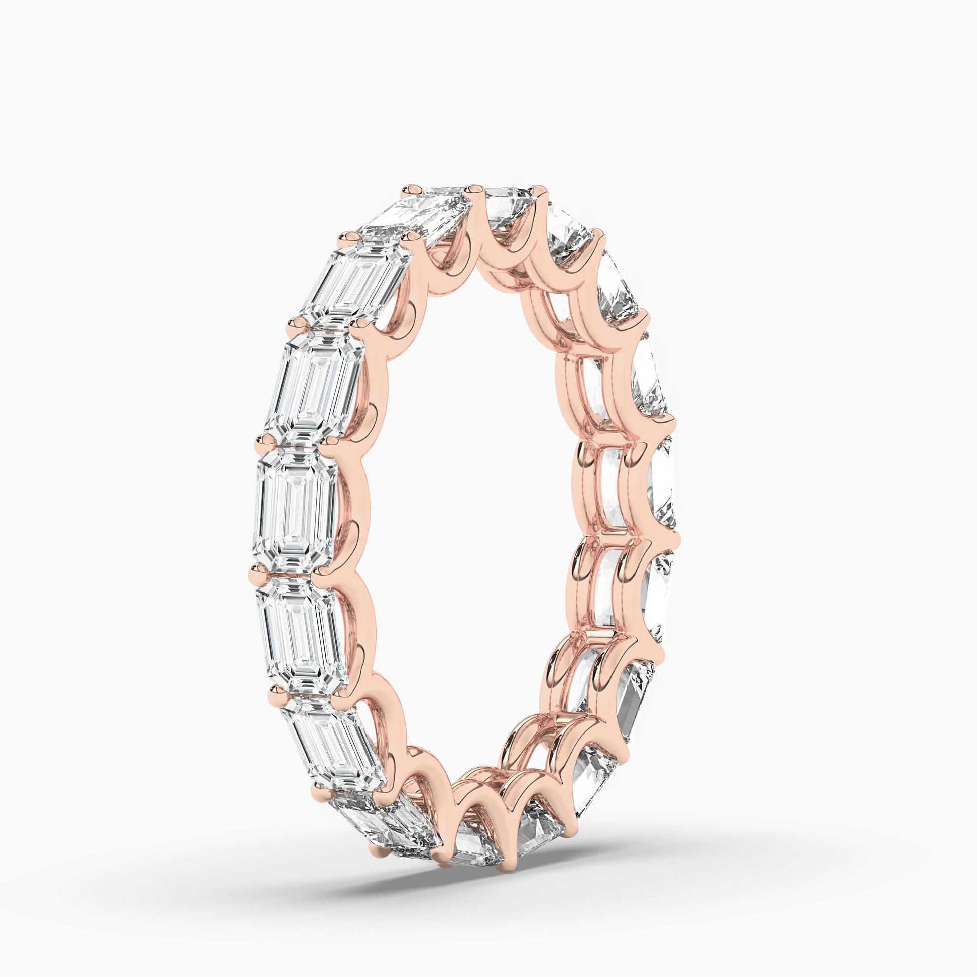 silver emerald ring